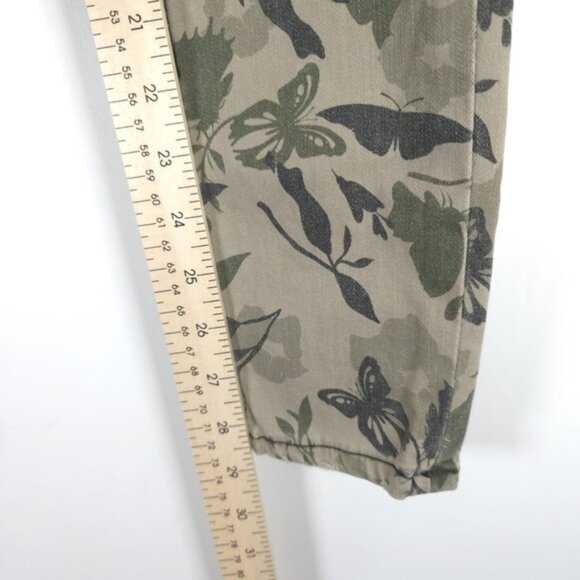 NWT TRUE RELIGION GARDEN CAMO SUPER SKINNY Distressed‎ Mid Rise Jeans Size 27 - Picture 10 of 16